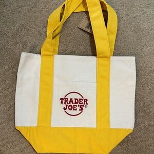 Trader Joe's Canvas MINI Tote
Bag YELLOW